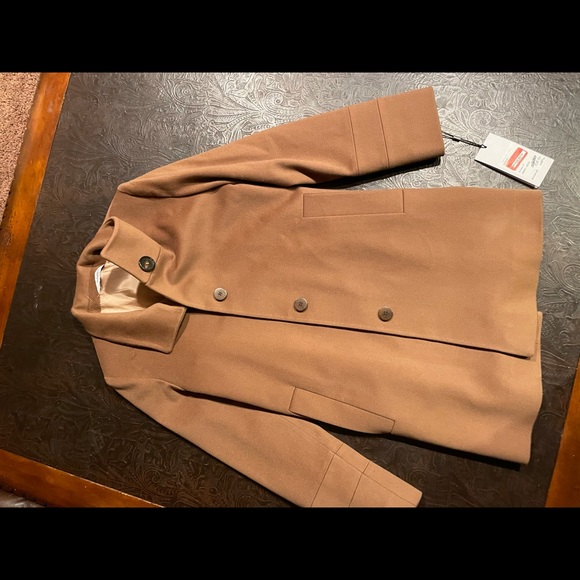Fleurette Camel coat NWT Size 2 - Picture 1 of 14